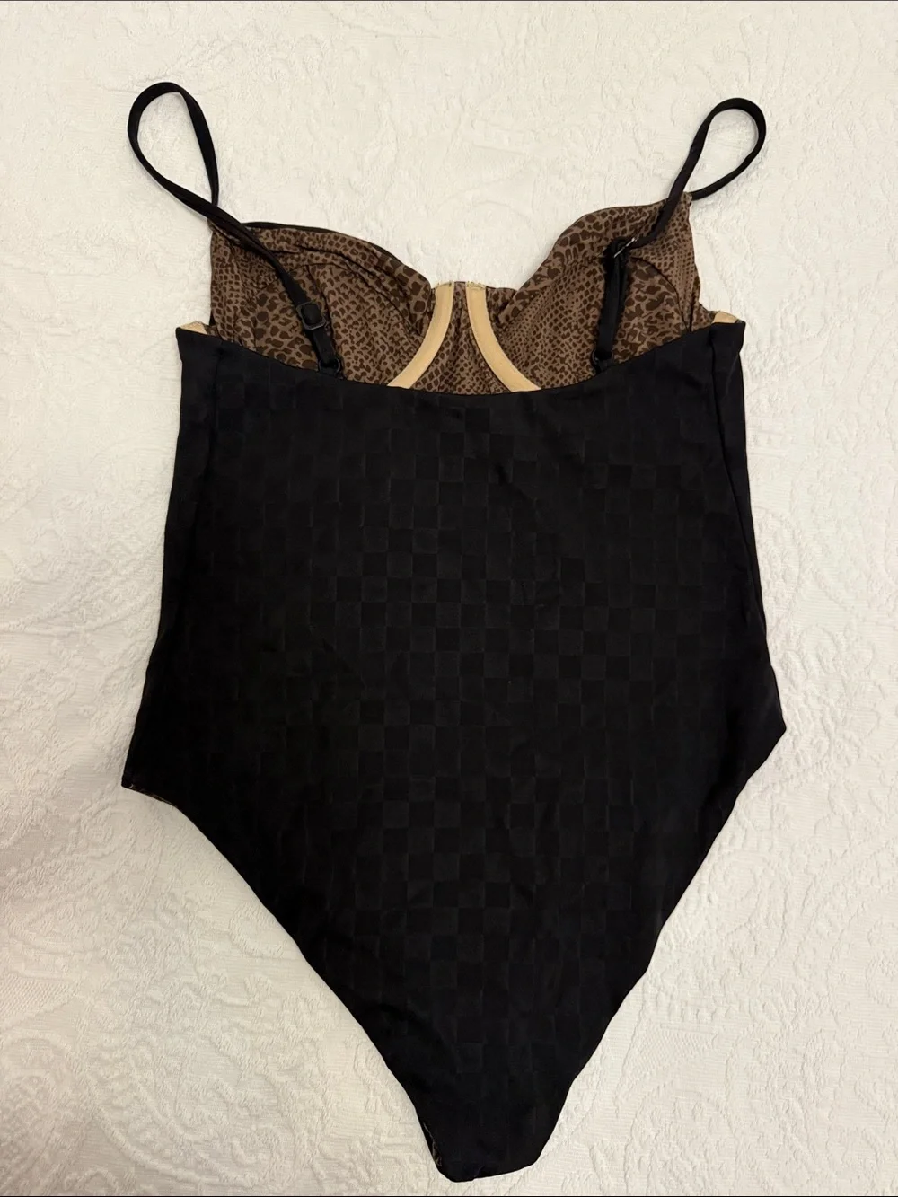 acacia swimwear Black suit with Built-In Cups
